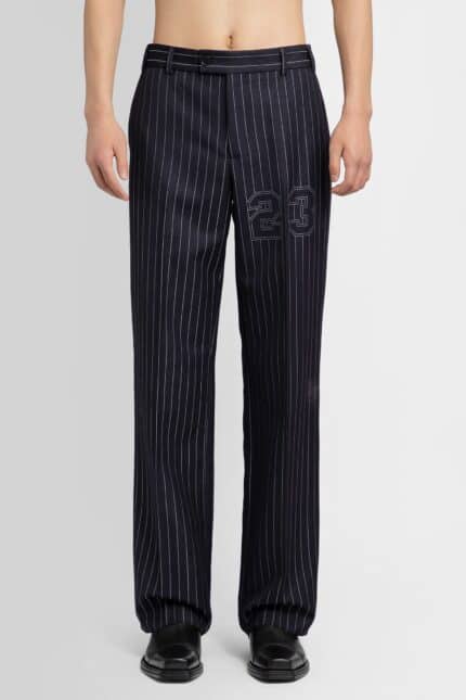 OFF-WHITE 23 Pinstripe Buffalo Slim Pants