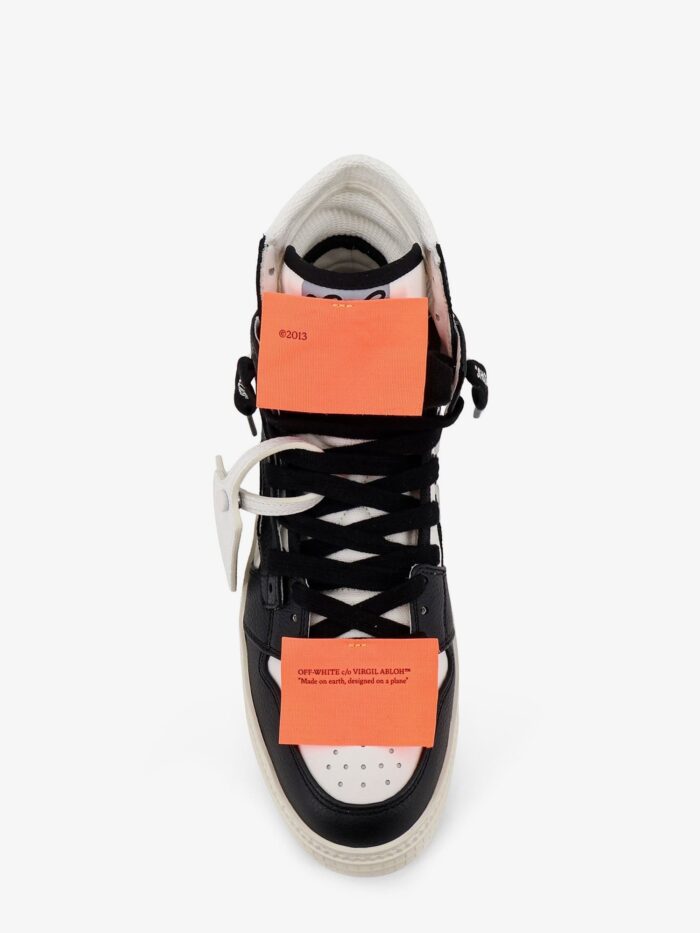 Off-White 3.0 Court High Top Leather Sneakers