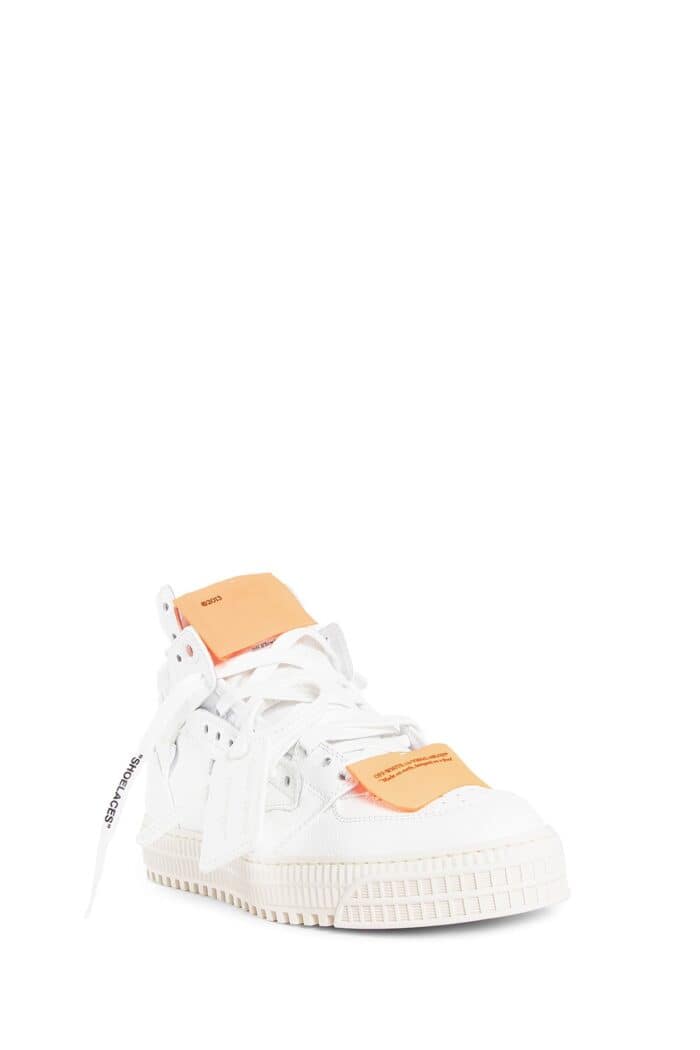 OFF-WHITE 3.0 Off Courte Leather Sneakers