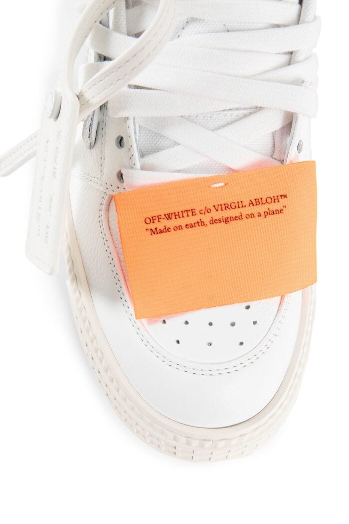 OFF-WHITE 3.0 Off Courte Leather Sneakers