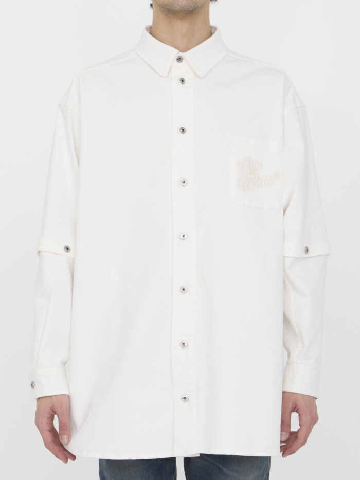 Off White 90s Logo overshirt