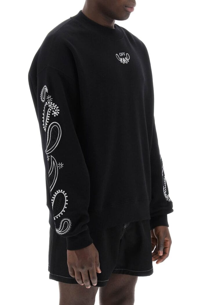 OFF-WHITE "arrow Bandana Crewneck Sweat