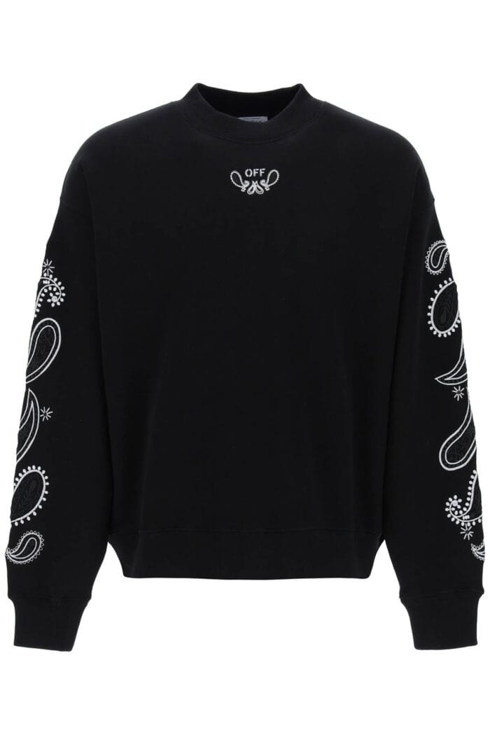 OFF-WHITE "arrow Bandana Crewneck Sweat