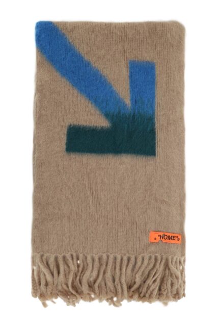 OFF-WHITE 'arrows' Mohair And Wool Blanket