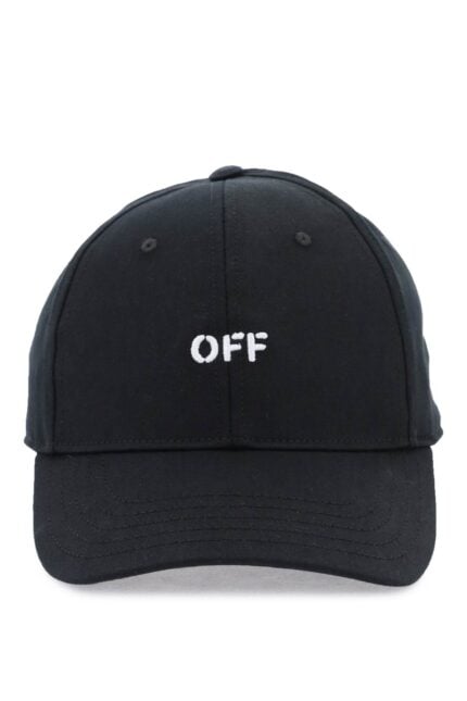 Off-white Baseball Cap With Logo