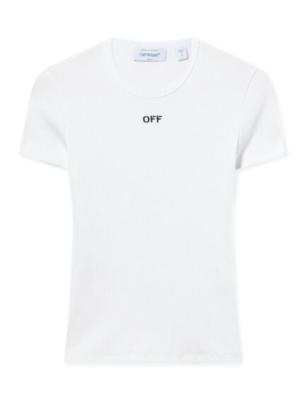 Off-white BASIC T-SHIRT WITH LOGO
