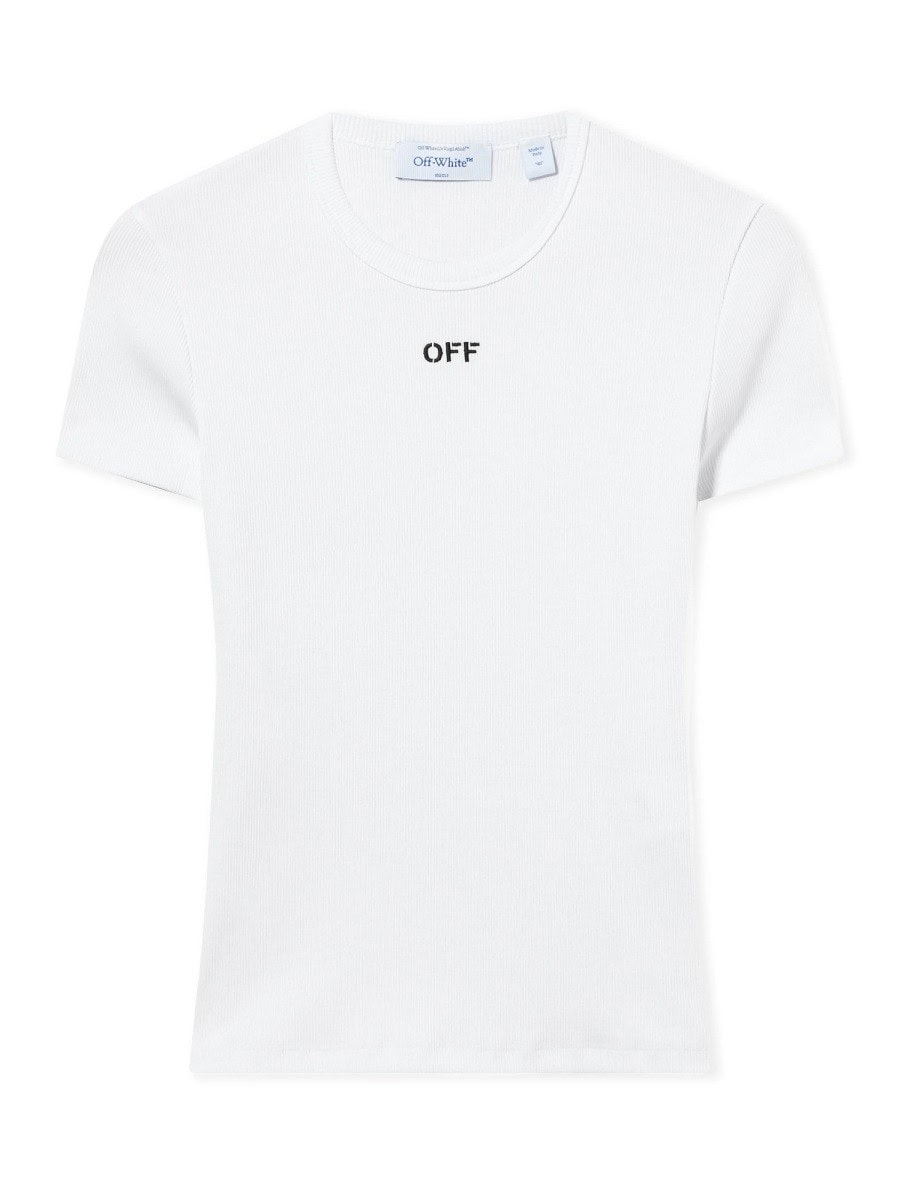 Off-white BASIC T-SHIRT WITH LOGO