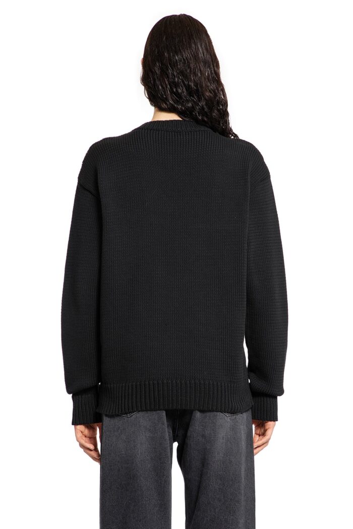 OFF-WHITE Big Bookish Chunky Knit Sweater