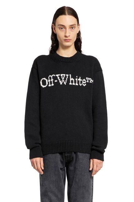 OFF-WHITE Big Bookish Chunky Knit Sweater