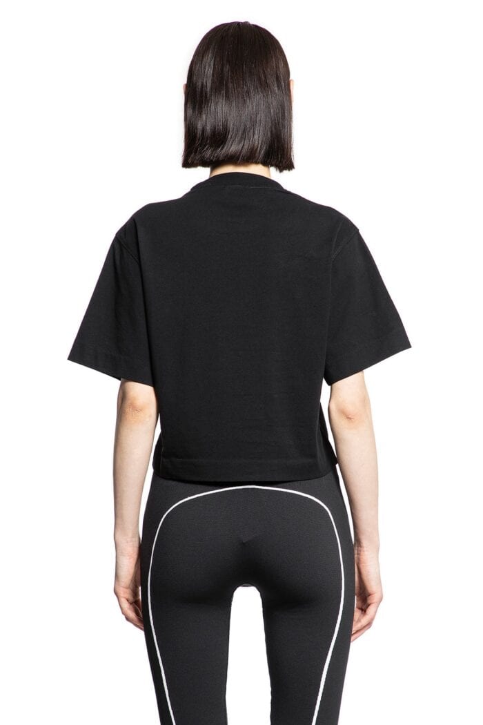 OFF-WHITE Big Bookish Logo Cropped Tee