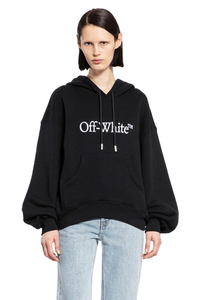 OFF-WHITE Big Bookish Logo Hoodie