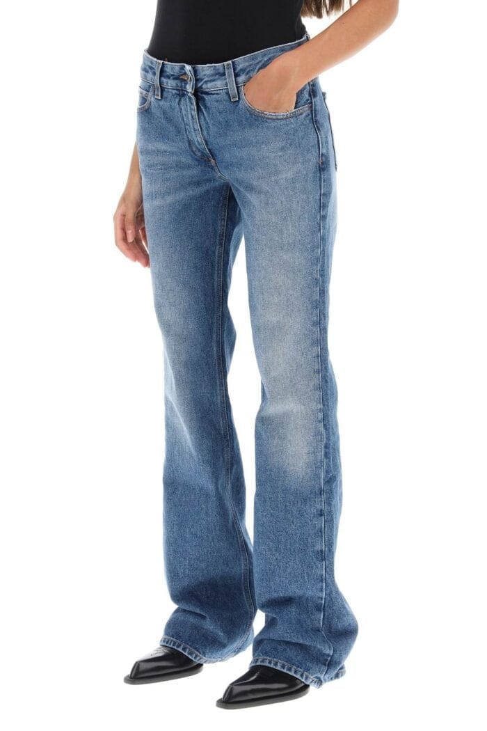 Off-white Bootcut Jeans