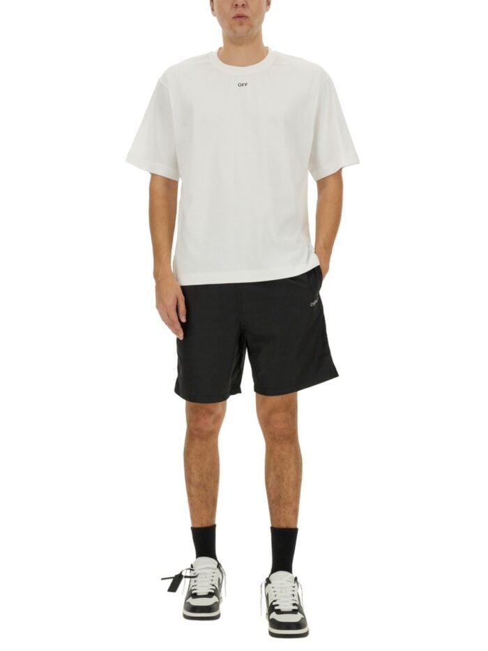 Off-white BOXER SWIMSUIT