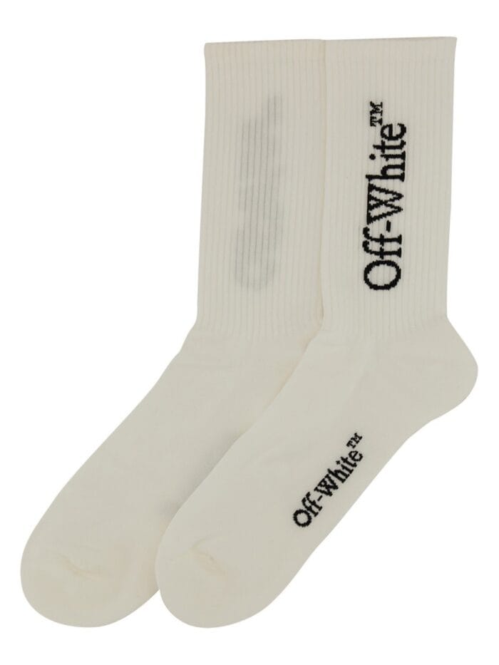 Off-white CALZINI CON LOGO