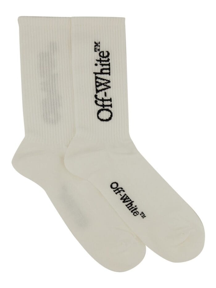 Off-white CALZINI CON LOGO