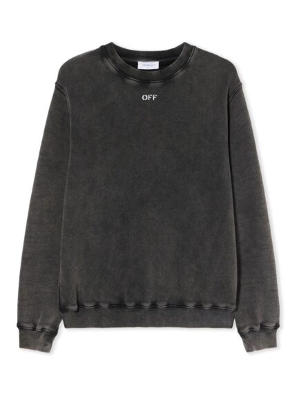 Off-white "CHECK FLAN ARROW LOGO" SWEATSHIRT
