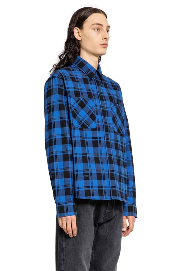 OFF-WHITE Check Flannel Overshirt