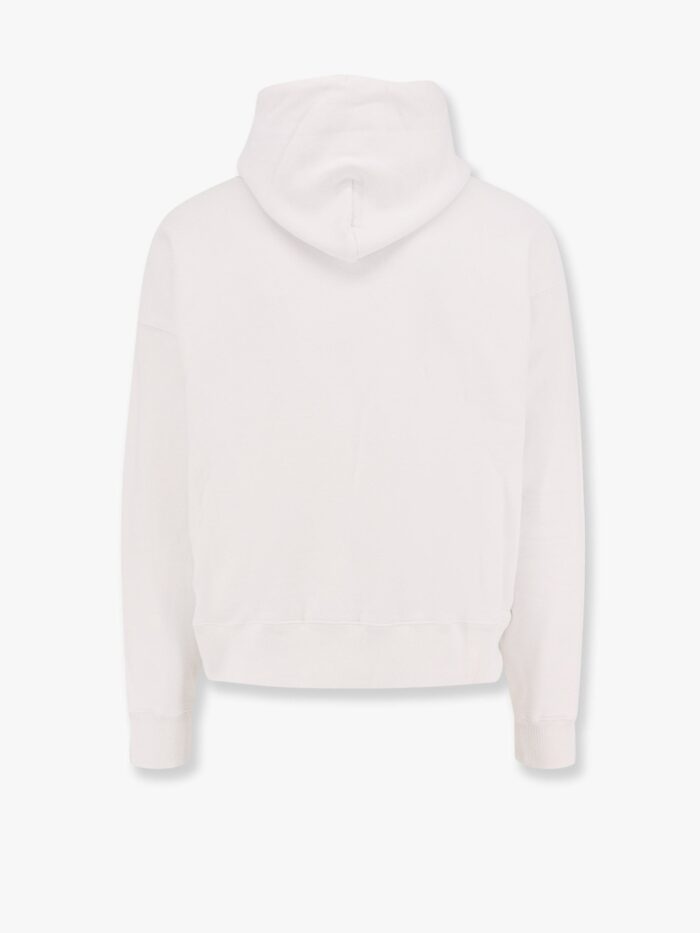 Off-White Cotton Sweatshirt Whit Frontal Logo Print