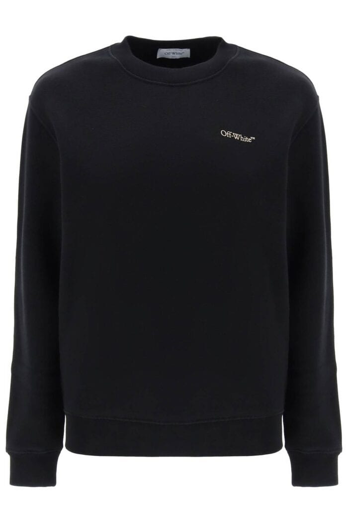 Off-white Crew-neck Sweatshirt With Diag Motif