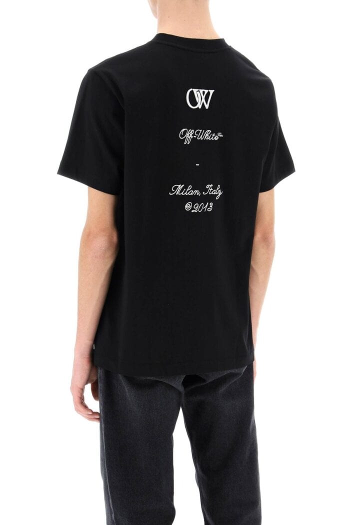 Off-white Crew-neck T-shirt With 23 Logo