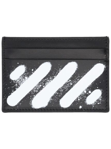 Off-white "DIAGONAL SPRAY" WALLET