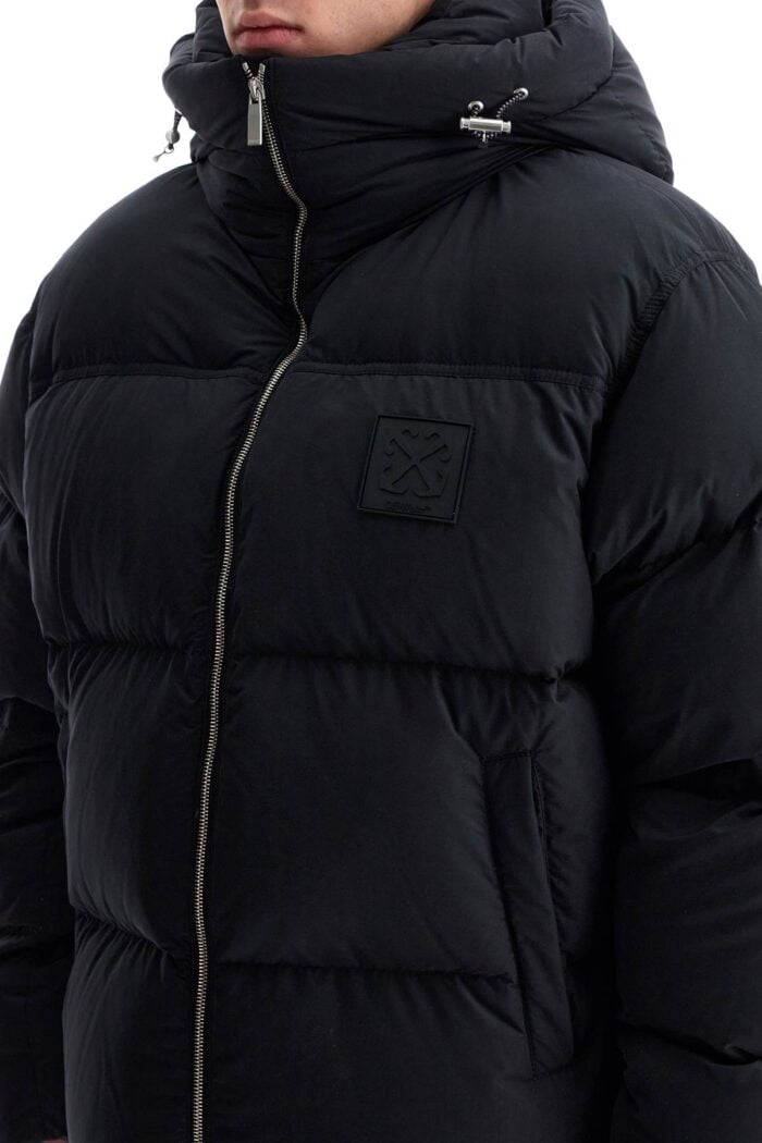 OFF-WHITE "down Jacket With Logo Patch