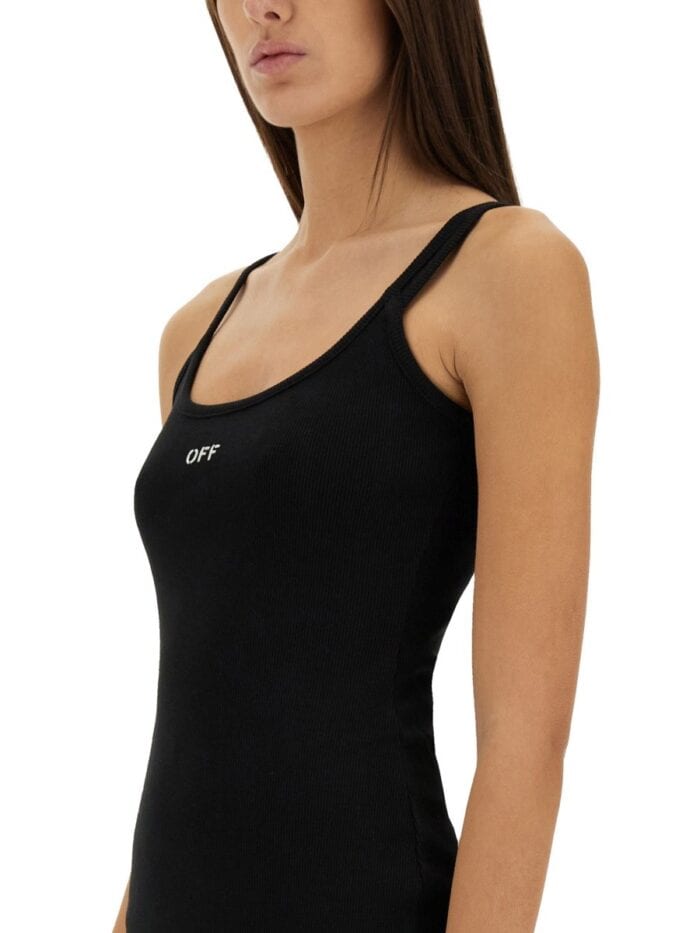 Off-white DRESS WITH LOGO