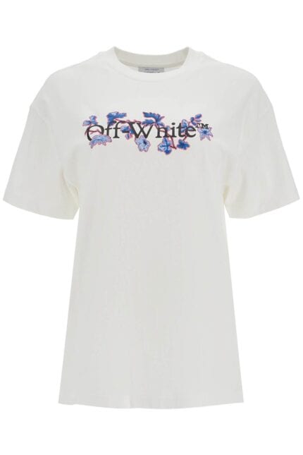 OFF-WHITE Flower Bookish T