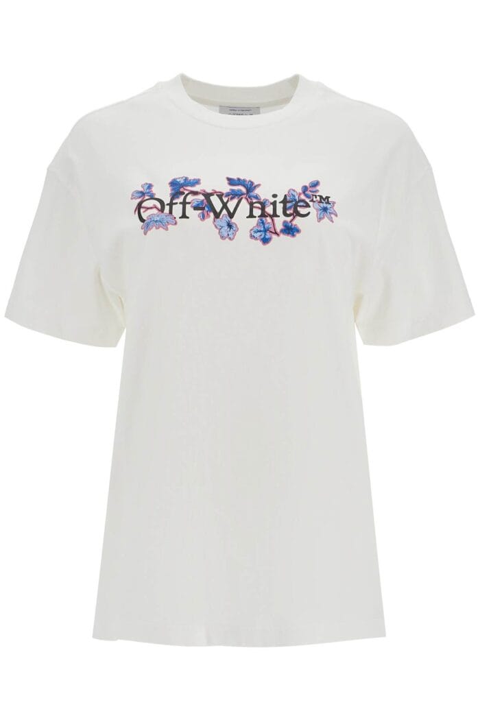 OFF-WHITE Flower Bookish T