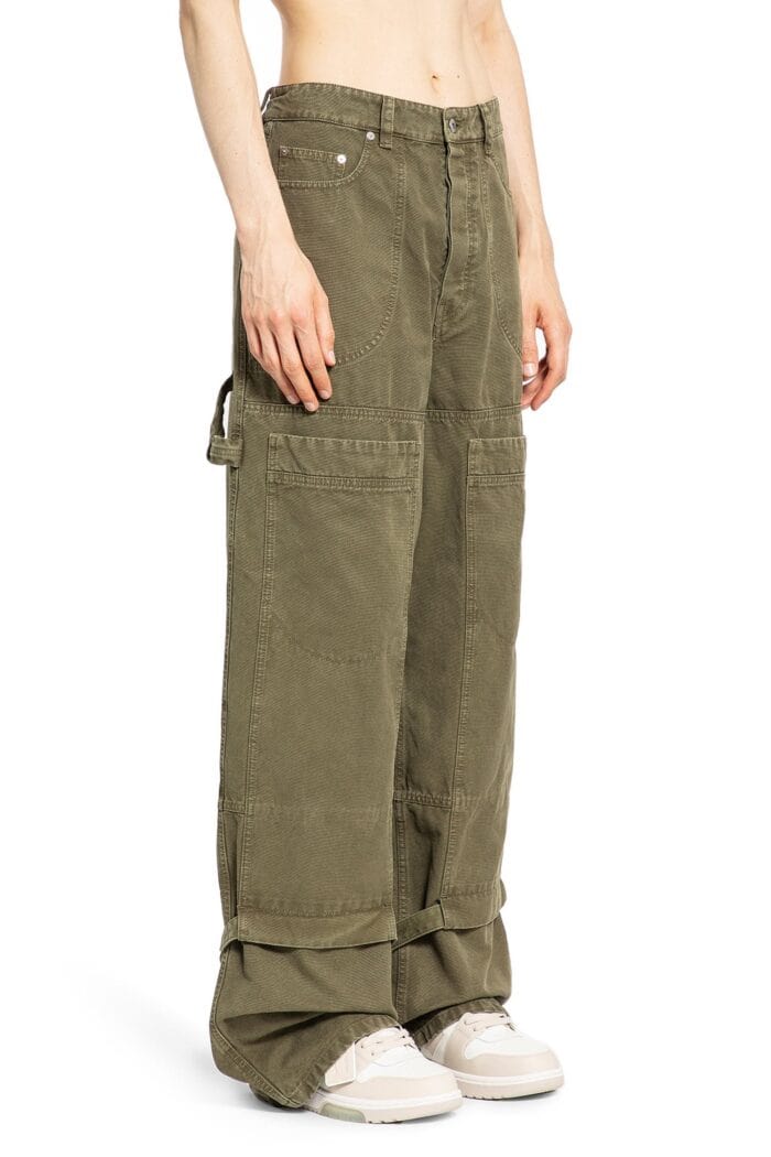 OFF-WHITE Garment Dyed Relaxed Carpenter Pants