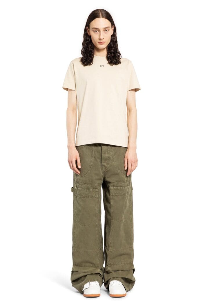 OFF-WHITE Garment Dyed Relaxed Carpenter Pants