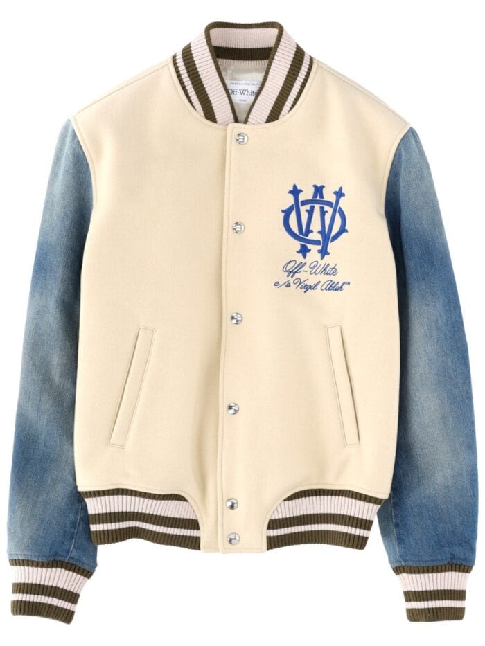 off white "gothic wool denim" jacket Off-white "GOTHIC WOOL DENIM" JACKET