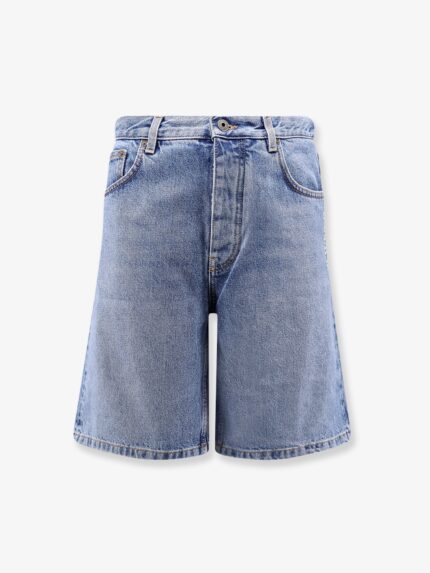 Off-White Half Arrow Denim Shorts