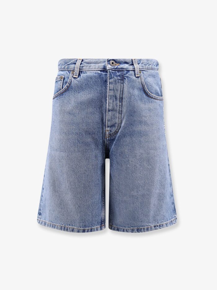 Off-White Half Arrow Denim Shorts