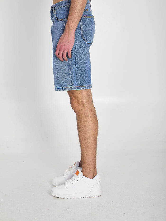 Off White Half Arrows denim shorts