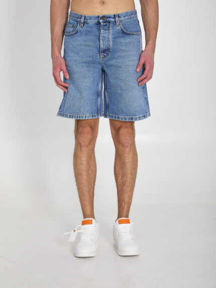 Off White Half Arrows denim shorts