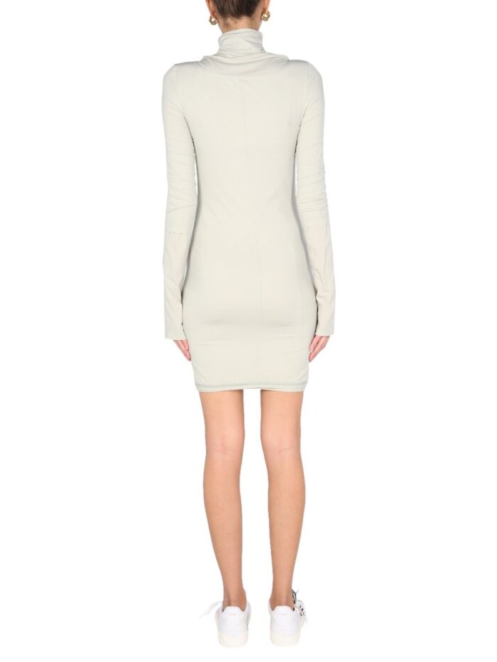 Off-white HIGH NECK DRESS
