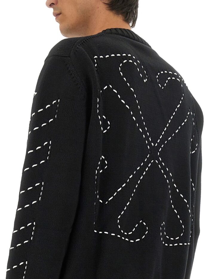 Off-white JERSEY WITH LOGO