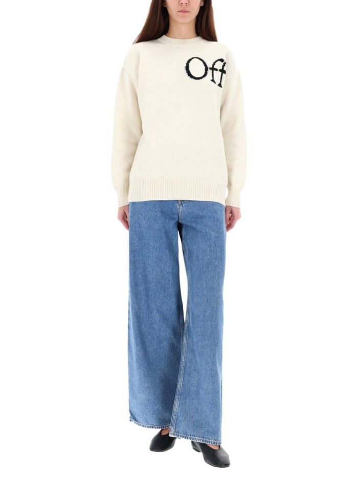Off-white JERSEY WITH LOGO