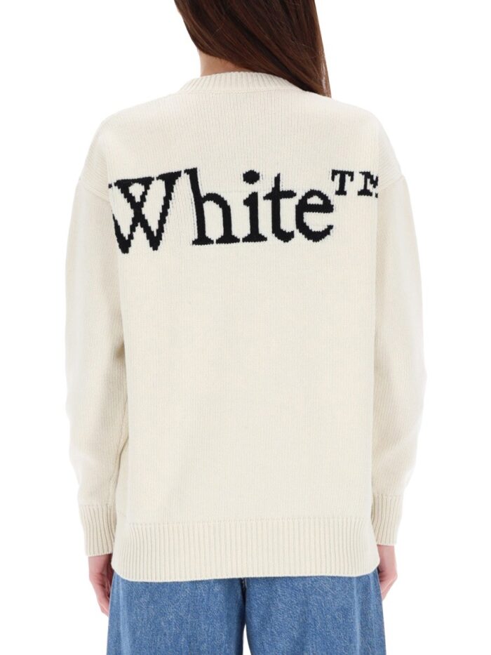 Off-white JERSEY WITH LOGO