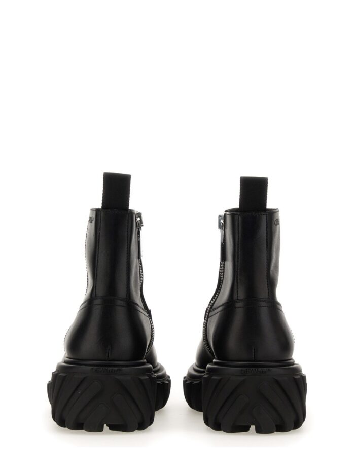 Off-white LEATHER BOOT