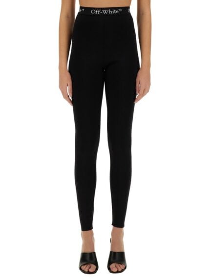 Off-white LEGGINGS WITH LOGO
