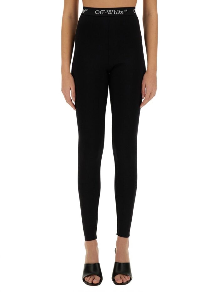 Off-white LEGGINGS WITH LOGO