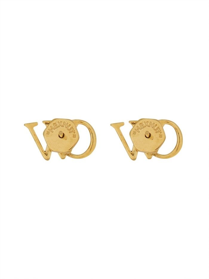 Off-white LOGO EARRINGS