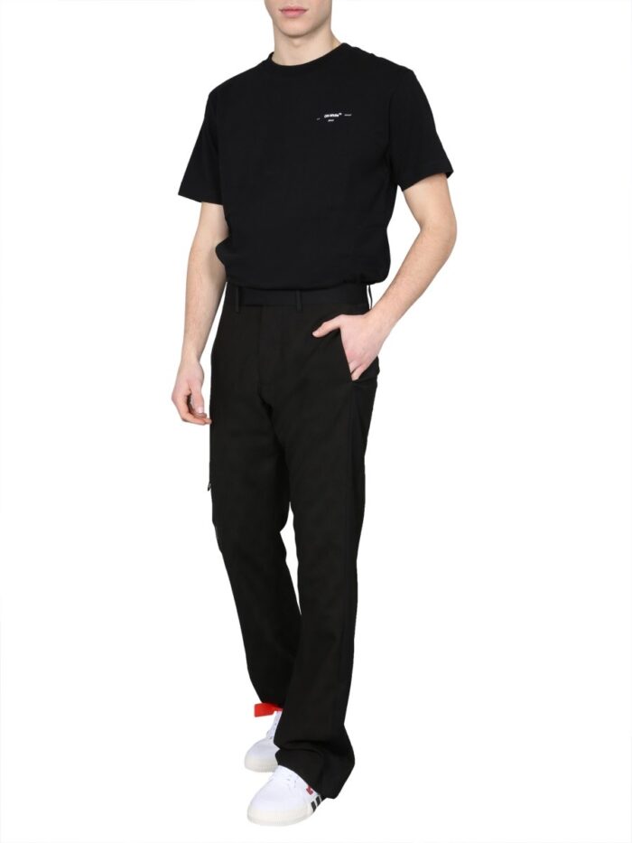 Off-white "LOW FIT" TROUSERS