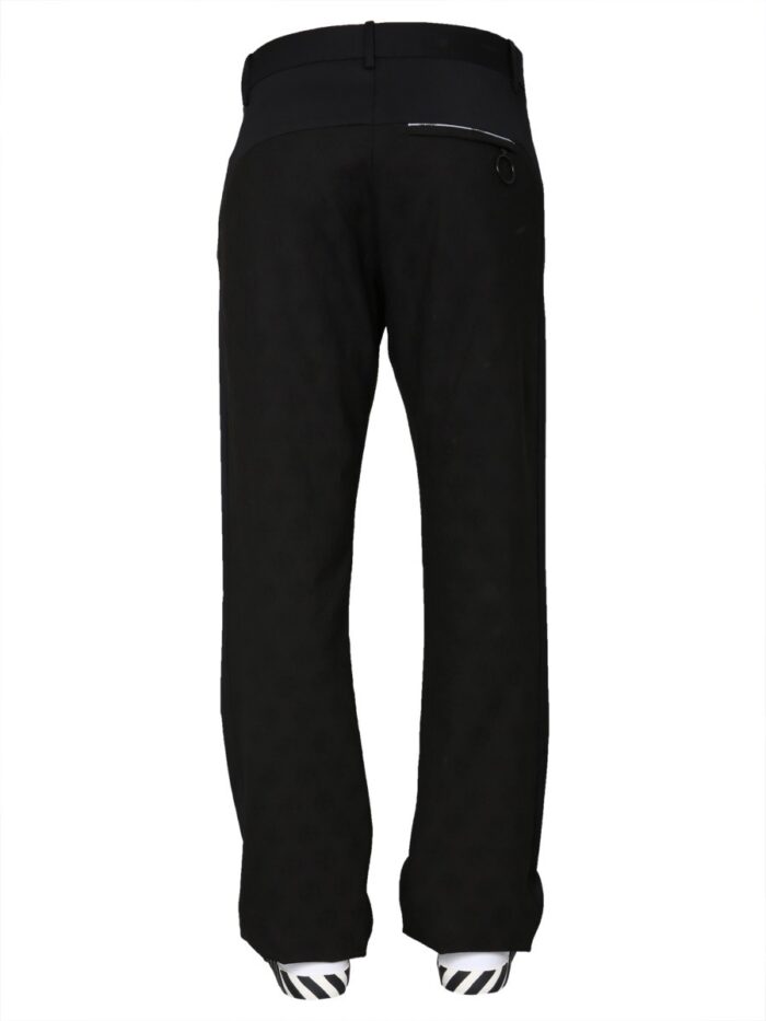 Off-white "LOW FIT" TROUSERS