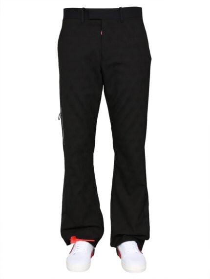 Off-white "LOW FIT" TROUSERS