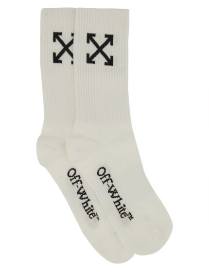 Off-white MEDIUM SOCKS WITH "ARROW" PATTERN