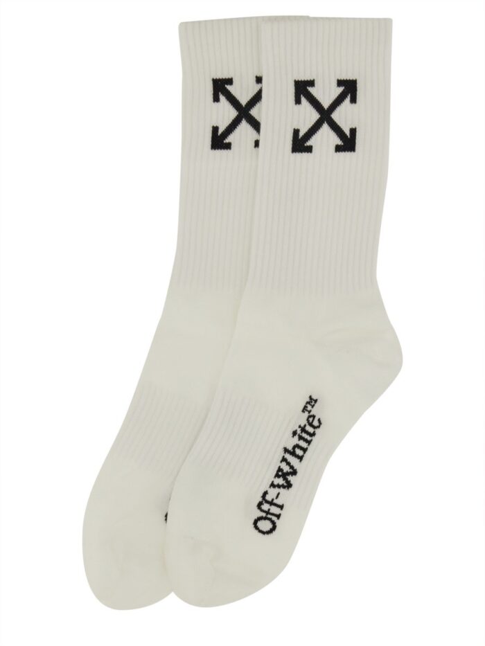 Off-white MEDIUM SOCKS WITH "ARROW" PATTERN