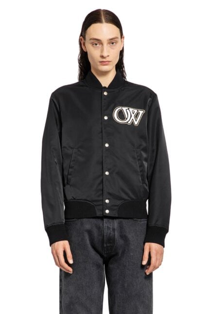 OFF-WHITE Nylon Varsity Bomber